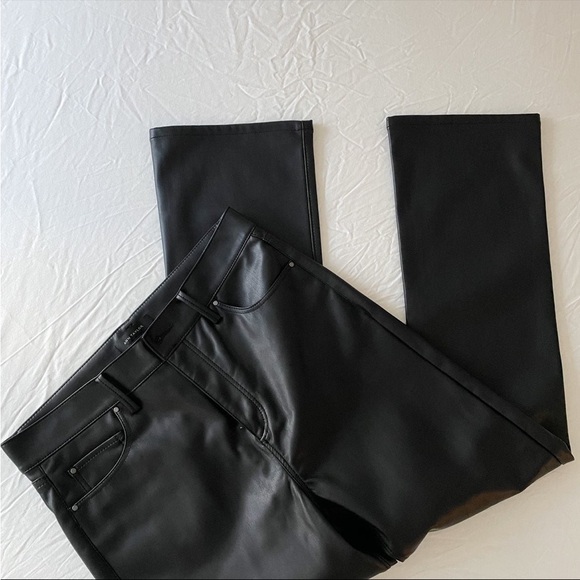 Ann Taylor Faux Leather Pant - Picture 3 of 5